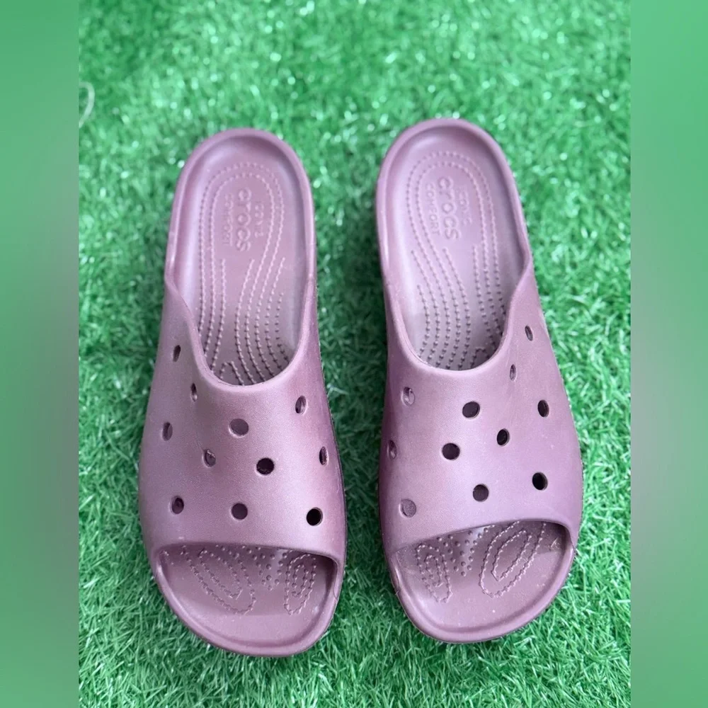 CROCS  Classic Platform Slide Sandal - Women's‎ Size 10